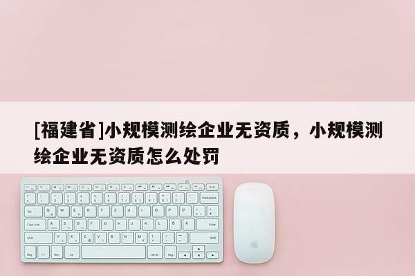 [福建省]小規(guī)模測繪企業(yè)無資質(zhì)，小規(guī)模測繪企業(yè)無資質(zhì)怎么處罰